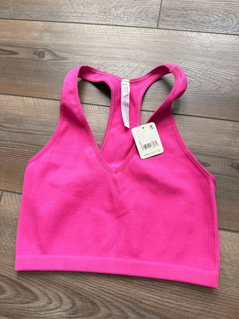 FP FREE THROW CROP - TROPICAL PINK